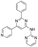 N-(2-PHENYL-6-PYRIDIN-4-YLPYRIMIDIN-4-YL)PYRIMIDIN-2-AMINE 结构式