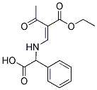 2-([(E)-2-(ETHOXYCARBONYL)-3-OXO-1-BUTENYL]AMINO)-2-PHENYLACETIC ACID 结构式