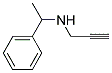 (1-PHENYL-ETHYL)-PROP-2-YNYL-AMINE 结构式