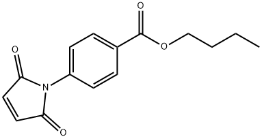 4-马来酰亚胺基苯甲酸丁酯 结构式