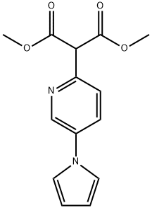 DIMETHYL 2-[5-(1H-PYRROL-1-YL)-2-PYRIDINYL]MALONATE 结构式