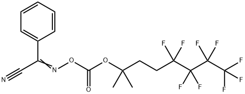 2-[(4,4,5,5,6,6,7,7,7-九氟-1,1-二甲基庚基氧)羰基氧代亚胺基]-2-苯乙腈