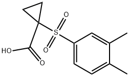 1-(3,4-DIMETHYL-BENZENESULFONYL)-CYCLOPROPANECARBOXYLIC ACID