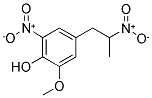 1-(4-Hydroxy-3-methoxy-5-nitrophenyl)-2-nitropropane 结构式