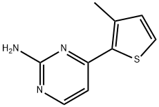 4-(3-METHYL-2-THIENYL)-2-PYRIMIDINAMINE 结构式