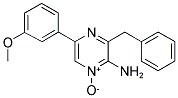 2-AMINO-3-BENZYL-5-(3'-METHOXYPHENYL)-PYRAZINE-1-OXIDE 结构式