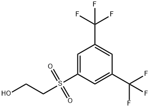 3,5-BIS(TRIFLUOROMETHYL)PHENYLSULFONYLETHANOL 结构式