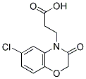 3-(6-CHLORO-2H-1,4-BENZOXAZIN-3(4H)-ONE-4-YL)-PROPIONIC ACID 结构式