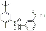 3-(5-TERT-BUTYL-2-METHYL-BENZENESULFONYLAMINO)-BENZOIC ACID 结构式