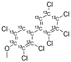 13C12-4-Methoxy-2,2',3,3',4',5,5'-heptachlorobiphenyl 结构式