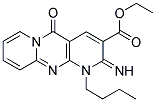 ETHYL 1-BUTYL-2-IMINO-5-OXO-1,5-DIHYDRO-2H-DIPYRIDO[1,2-A:2',3'-D]PYRIMIDINE-3-CARBOXYLATE 结构式