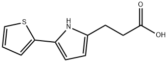 3-(5-THIOPHEN-2-YL-1H-PYRROL-2-YL)-PROPIONIC ACID 结构式