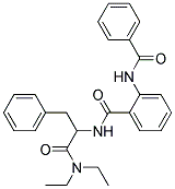 2-(BENZOYLAMINO)-N-[1-BENZYL-2-(DIETHYLAMINO)-2-OXOETHYL]BENZAMIDE 结构式