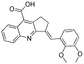 3-(2,3-DIMETHOXY-BENZYLIDENE)-2,3-DIHYDRO-1H-CYCLOPENTA[B]QUINOLINE-9-CARBOXYLIC ACID 结构式