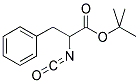 2-Isocyanato-3-phenylpropionic acid tert-butyl ester 结构式