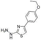 [4-(4-ETHOXY-PHENYL)-THIAZOL-2-YL]-HYDRAZINE 结构式