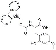 FMOC-N-(2-HYDROXY-4-METHOXY-BENZYL)-GLY-OH 结构式