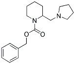 2-PYRROLIDIN-1-YLMETHYL-PIPERIDINE-1-CARBOXYLIC ACID BENZYL ESTER 结构式