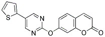 7-[(5-THIEN-2-YLPYRIMIDIN-2-YL)OXY]-2H-CHROMEN-2-ONE 结构式
