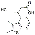 (5,6-二甲基-噻吩并[2,3-D]嘧啶-4-基胺)-乙酸 盐酸盐 结构式