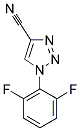 1-(2,6-Difluorophenyl)-4-cyano-1,2,3-triazole 结构式
