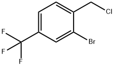 2-溴-1-(氯甲基)-4-(三氟甲基)苯 结构式