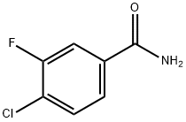 3-氟-4-氯苯甲酰胺 结构式