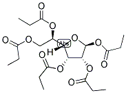 1,2,3,6-PENTA-O-PROPANOYL-BETA-D-GLUCOFURANOSE 结构式