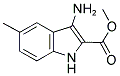 3-AMINO-5-METHYL-1H-INDOLE-2-CARBOXYLIC ACID METHYL ESTER 结构式