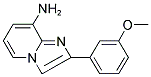 2-(3-METHOXY-PHENYL)-IMIDAZO[1,2-A]PYRIDIN-8-YLAMINE 结构式