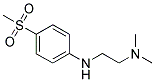 N,N-DIMETHYL-N'-[4-(METHYLSULFONYL)PHENYL]ETHANE-1,2-DIAMINE 结构式