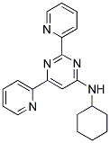 N-CYCLOHEXYL-2,6-DIPYRIDIN-2-YLPYRIMIDIN-4-AMINE 结构式