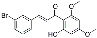 3-BROMO-4',6'-DIMETHOXY-2'-HYDROXYCHALCONE 结构式