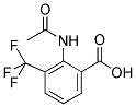 2-ACETAMIDO-3-(TRIFLUOROMETHYL)BENZOIC ACID 结构式