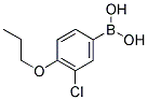 3-CHLORO-4-PROPOXYPHENYLBORONIC ACID 结构式