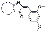 2-(2,4-DIMETHOXY-BENZYLIDENE)-2,5,6,7,8,9-HEXAHYDRO-IMIDAZO[1,2-A]AZEPIN-3-ONE 结构式