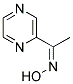 1-(2-PYRAZINYL)-1-ETHANONE OXIME 结构式