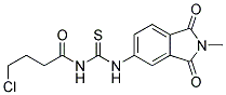 N-(4-CHLOROBUTANOYL)-N'-(2-METHYL-1,3-DIOXO-2,3-DIHYDRO-1H-ISOINDOL-5-YL)THIOUREA 结构式