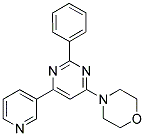 4-(2-PHENYL-6-PYRIDIN-3-YLPYRIMIDIN-4-YL)MORPHOLINE 结构式