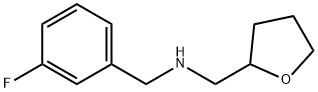 (3-氟苯基)甲基][(噁戊环-2-基)甲基]胺 结构式