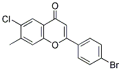 4'-BROMO-6-CHLORO-7-METHYLFLAVONE 结构式