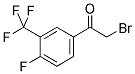 2-溴-4'-氟-3'-三氟甲基苯乙酮 结构式