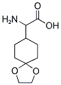 AMINO-(1,4-DIOXA-SPIRO[4.5]DEC-8-YL)-ACETIC ACID 结构式