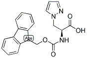 FMOC-3-(1-PYRAZOLYL)-L-ALANINE 结构式
