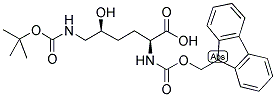 FMOC-(2S, 5S)-LYSINE(5-OH, N-BOC) 结构式