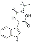 N-BOC-(3-INDOLE)GLYCINE 结构式