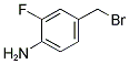 4-AMINO-3-FLUOROBENZYL BROMIDE 结构式