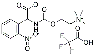 N-(ALPHA-CARBOXY-2-NITROBENZYL)CARBAMYLCHOLINE, TRIFLUOROACETIC ACID SALT 结构式