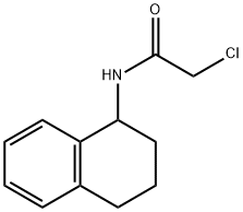 2-氯-N-(1,2,3,4-四氢萘-1-基)乙酰胺 结构式