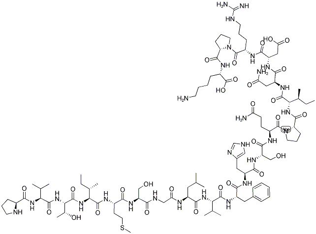 H-PRO-VAL-THR-ILE-MET-SER-GLY-LEU-VAL-PHE-HIS-SER-GLN-PRO-ILE-ASN-ASP-ARG-PRO-LYS-OH 结构式